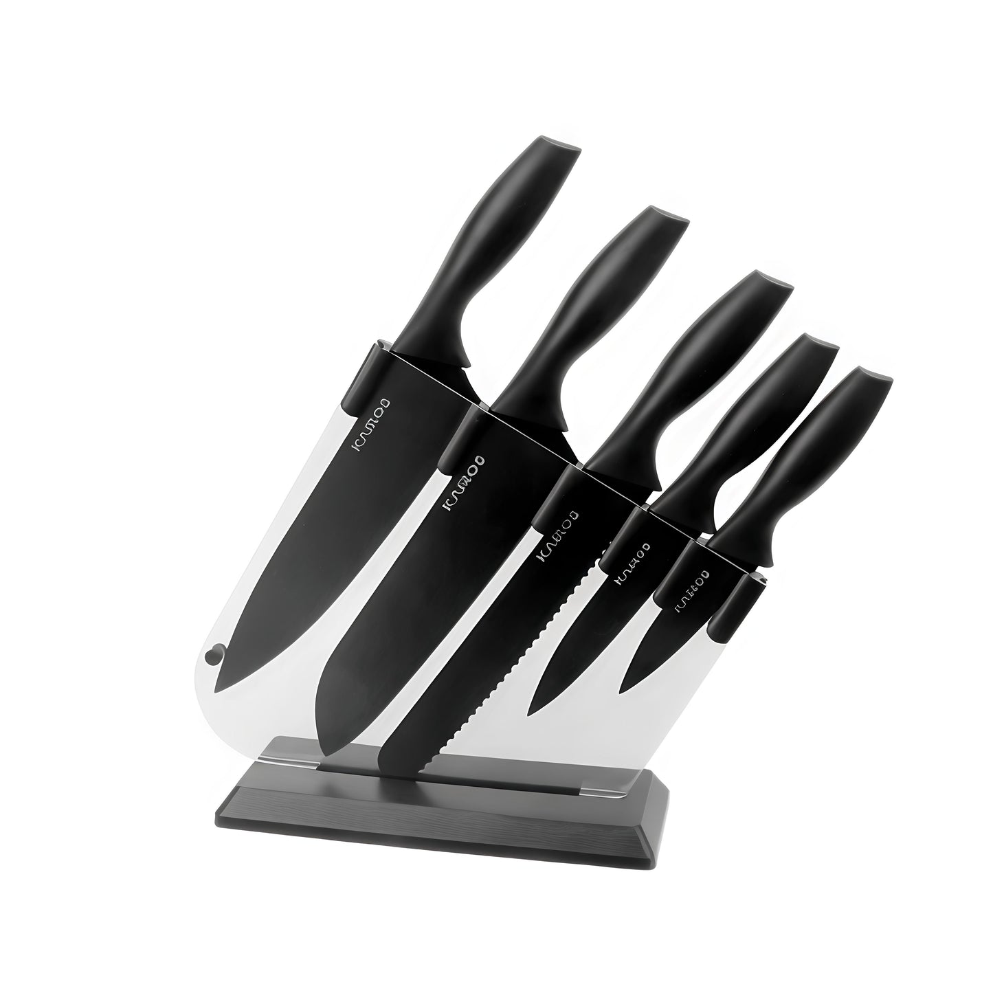 KAIROS Kitchen Queen Knife Set of 5 pcs with Stand | Stainless Steel knife Set | Premium Knife Set