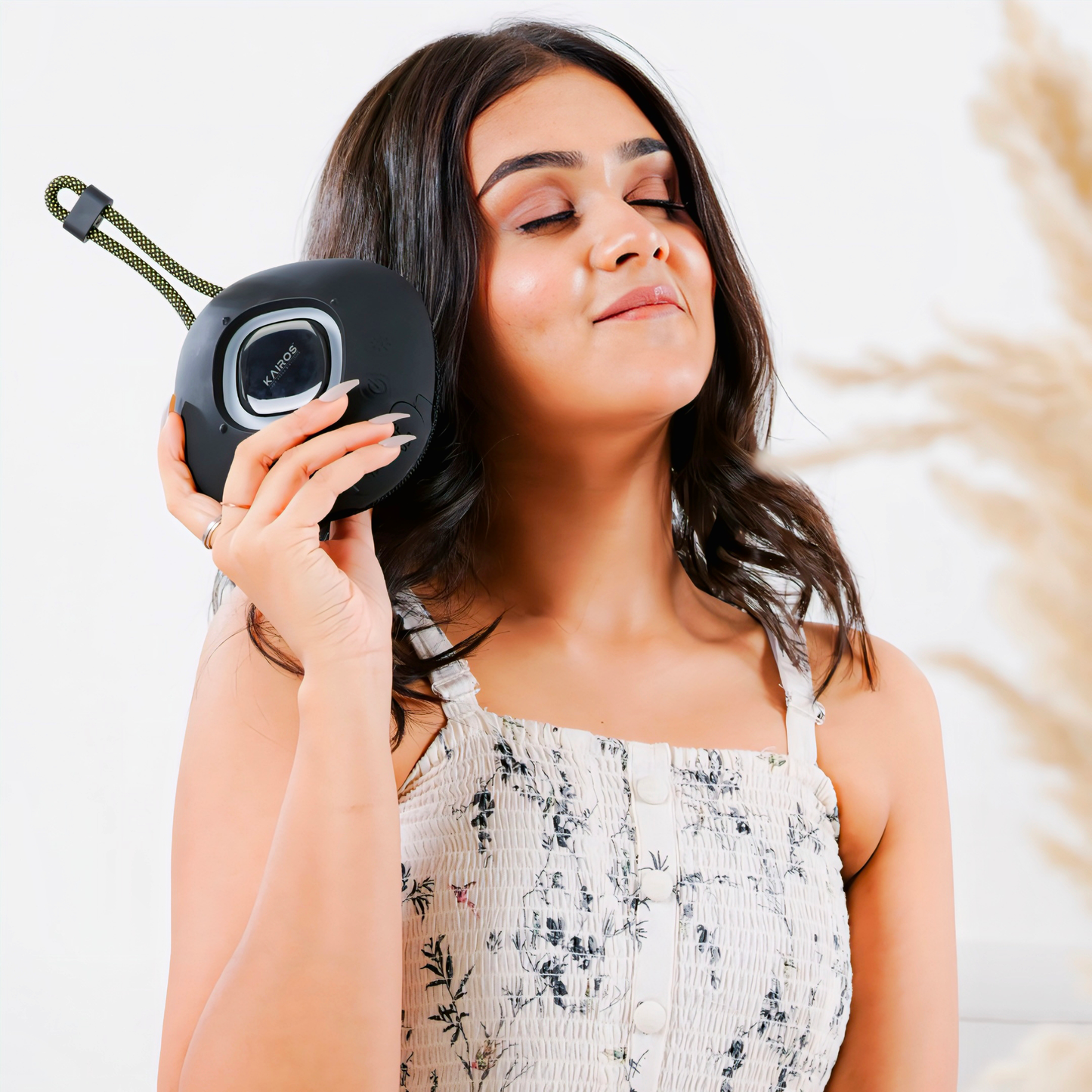 KAIROS Bassbeat Pro TWS Bluetooth Speaker | IPX6 Waterproof, TWS Pairing, Fast Type-C Charging & 8W Output