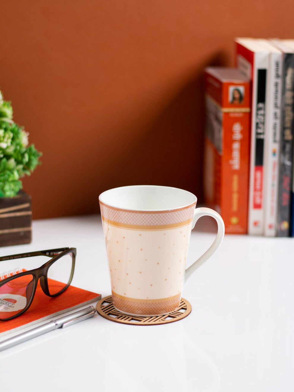 Claycraft JCPL Zing Coffee/ Milk Mug | 1Piece (340ml), (398)