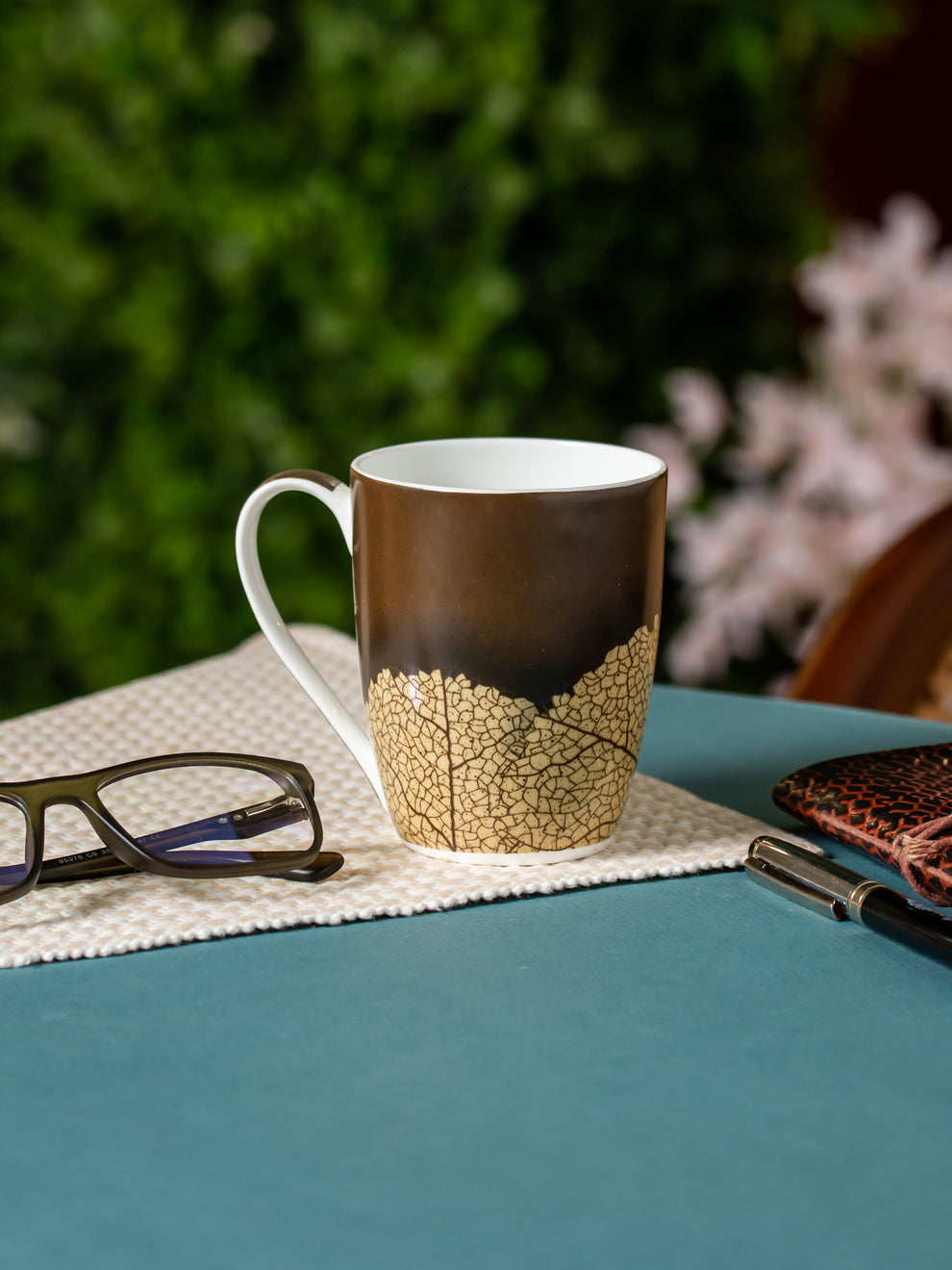 Claycraft Oxford Nature Coffee & Milk Mug, 1 Piece, 310 ml (342)