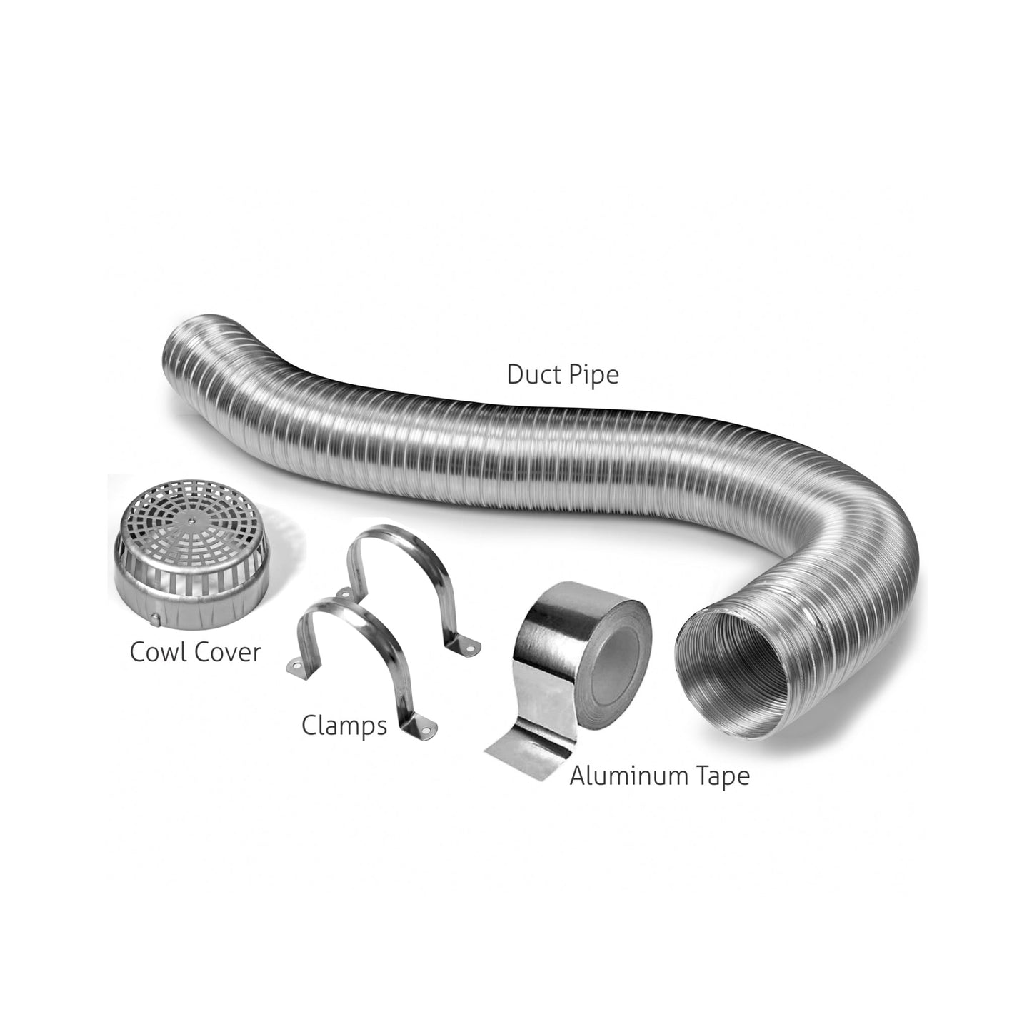 Chimney Installation Kit 2.7 meters length 15cm diameter (INSTALKIT09)