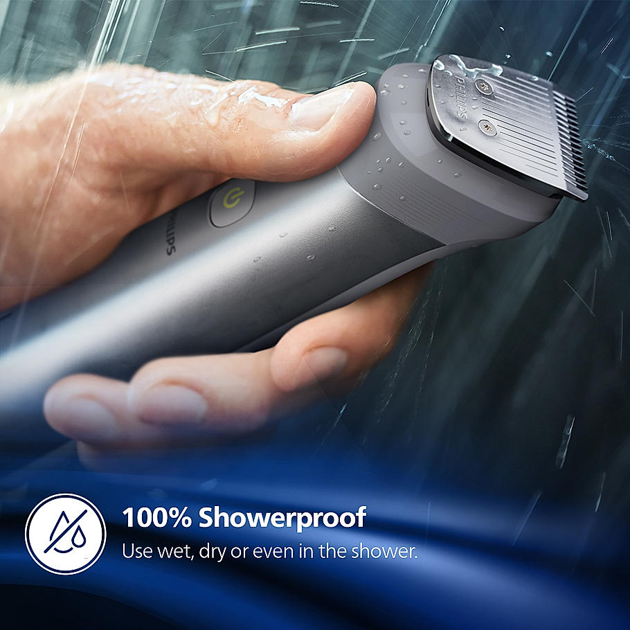 PHILIPS Series 7000 Multigroom Trimmer Skin Safe Grooming for Private Parts I 13 in 1 , Twin Trim All Metal Steel Blades , 120 min Runtime (MG5930/65)