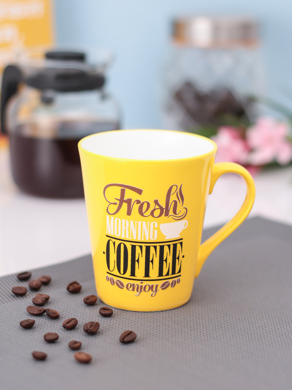 Claycraft Zing Coffee & Milk Mug, 340ml, 1 Piece (411)