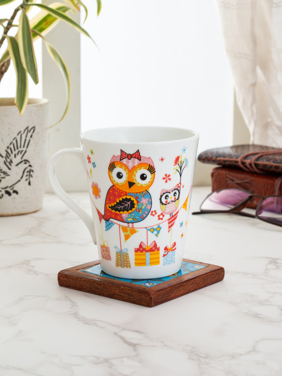 Claycraft Zing Coffee & Milk Mug, 340ml, 1 Piece (344)