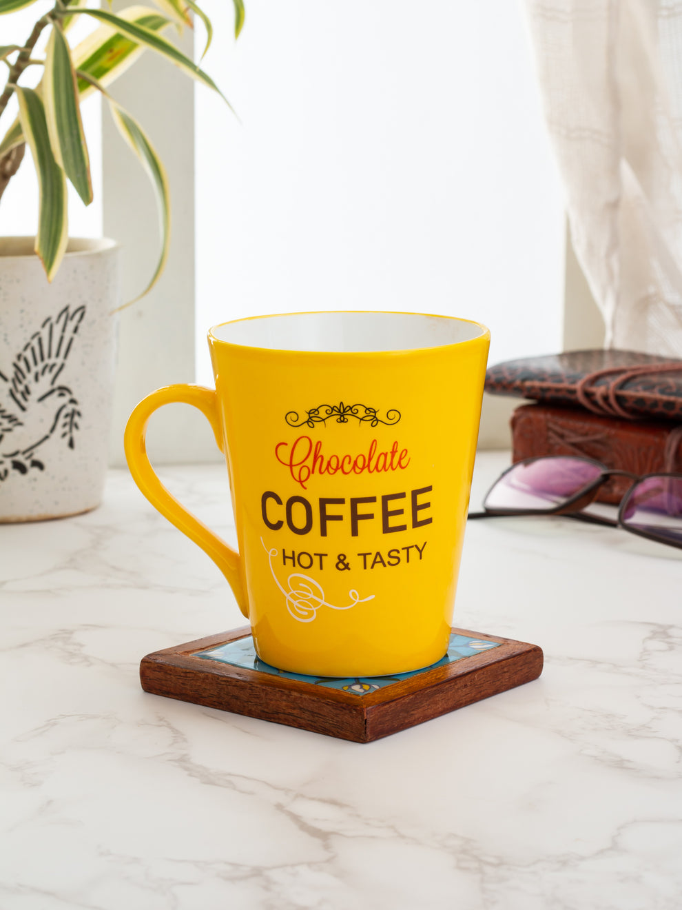 Claycraft Zing Coffee & Milk Mug, 340ml, 1 Piece (412)