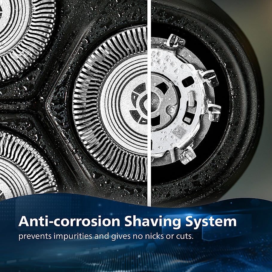 Philips Electric Shaver for Men | SkinProtect Technology, Wet and Dry Shave | 5D Floating Heads | 27 Self Sharpening Blades | Pop up Trimmer | Cordless | Waterproof | 3000 Series | S3144/03