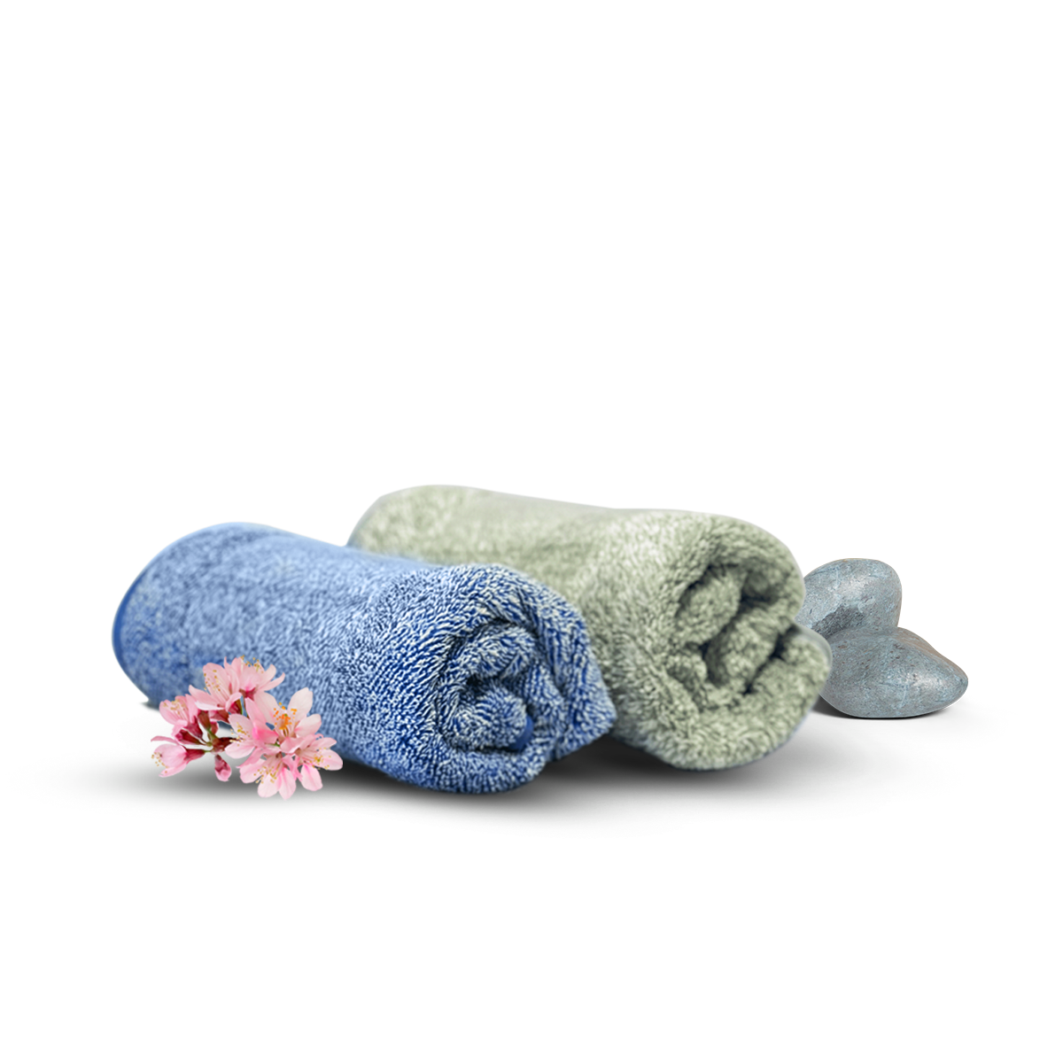 KAIROS Hand Towel Set of 2 | Premium Micro-Fiber Hand Towels Set | 350 GSM