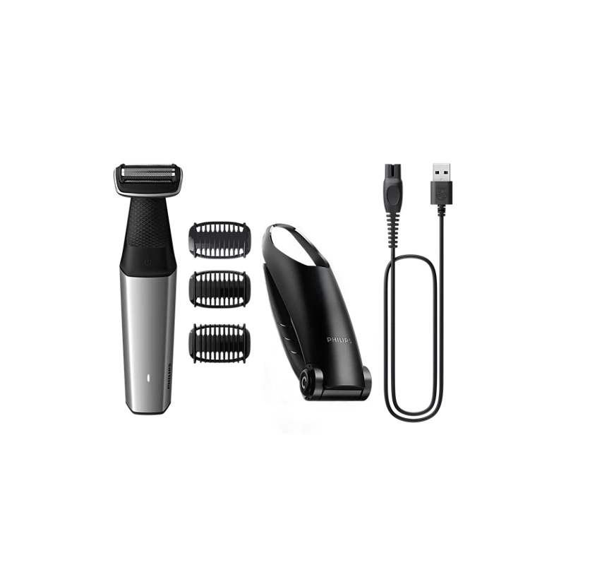 PHILIPS Series 5000 Showerproof Body and Groin Groomer | Trimmer for your Body & Groin Hair (BG5021/15)