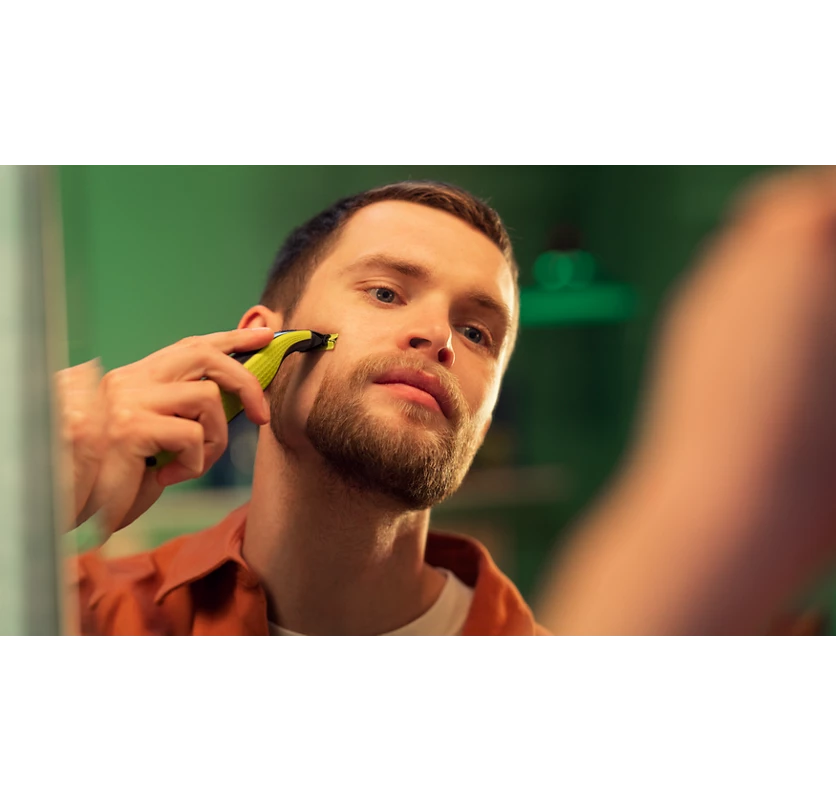 Philips OneBlade I Hybrid Trimmer & Razor I Trim, Edge & Shave | 2x Powerful Motor | Longer Battery Life I No Skin Irritation as Blade Never Touches Skin | Dual Protection Technology | QP2724/10