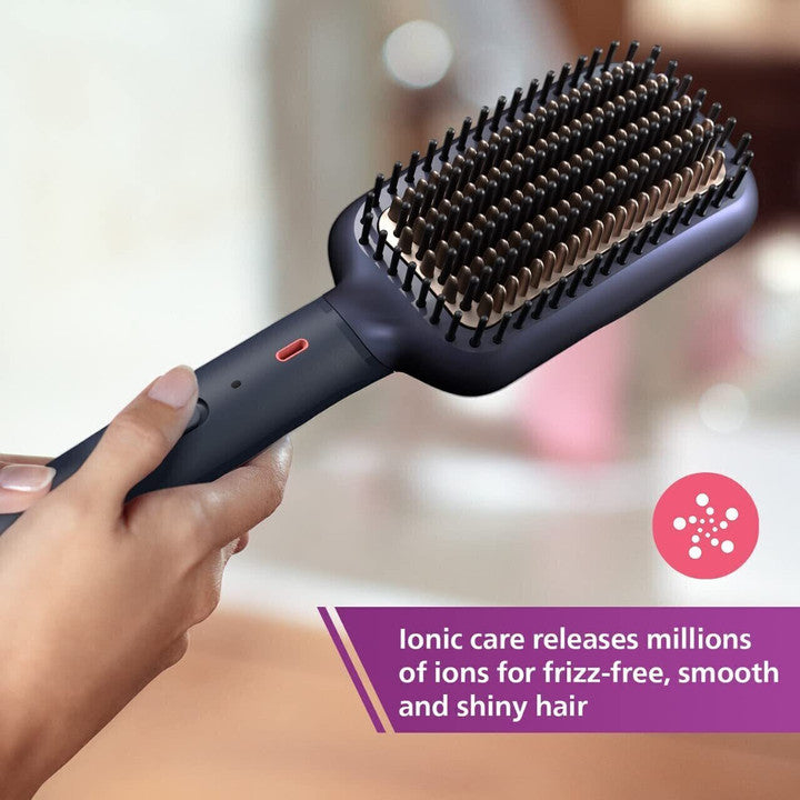 PHILIPS Series 5000 Argan Oil Infused Heated straightening brush (BHH885/10)