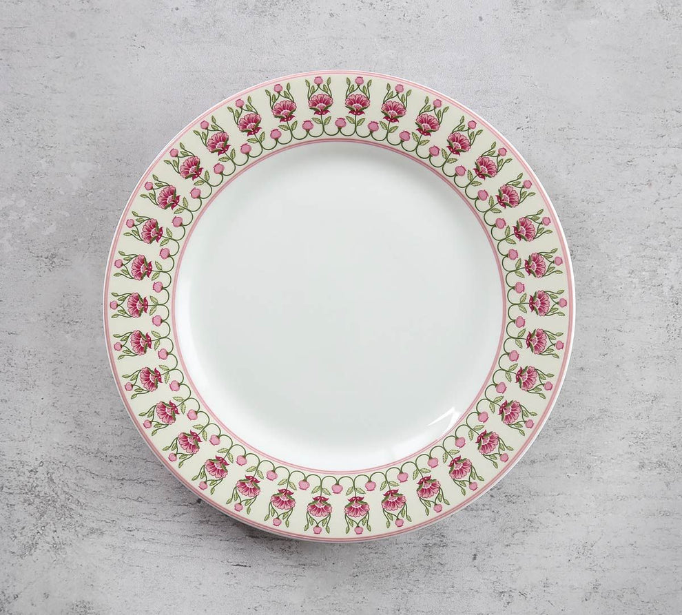 Claycraft India Circus Rose Mallow Moscheutos Side Plate 7" (1 Piece)