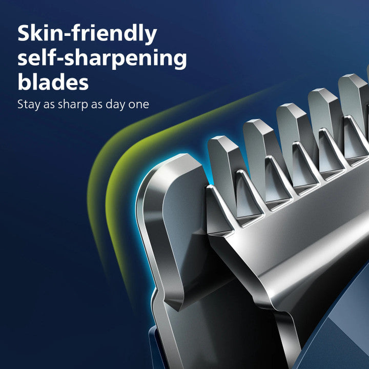 PHILIPS Series 3000 Multigroom, All in one Trimmer for Head and Body 6 in 1 | 60 min Runtime (MG3724/30)