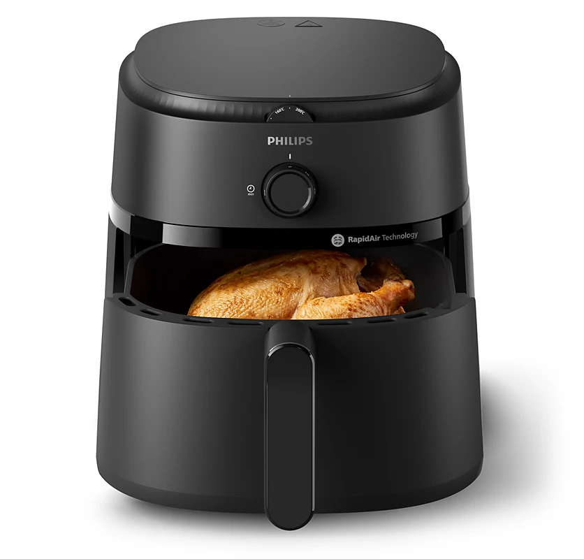 PHILIPS 1000 Series Airfryer 1000 series 6.2L | Adjustable time & temperature, Time and energy saving, Easy to use (NA130/00)