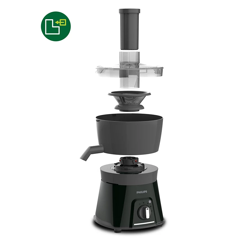 PHILIPS Viva Collection Juicer Mixer Grinder | Turbo power Motor, Drip free Spout, 3-step Blade Technology (HL7579/00)