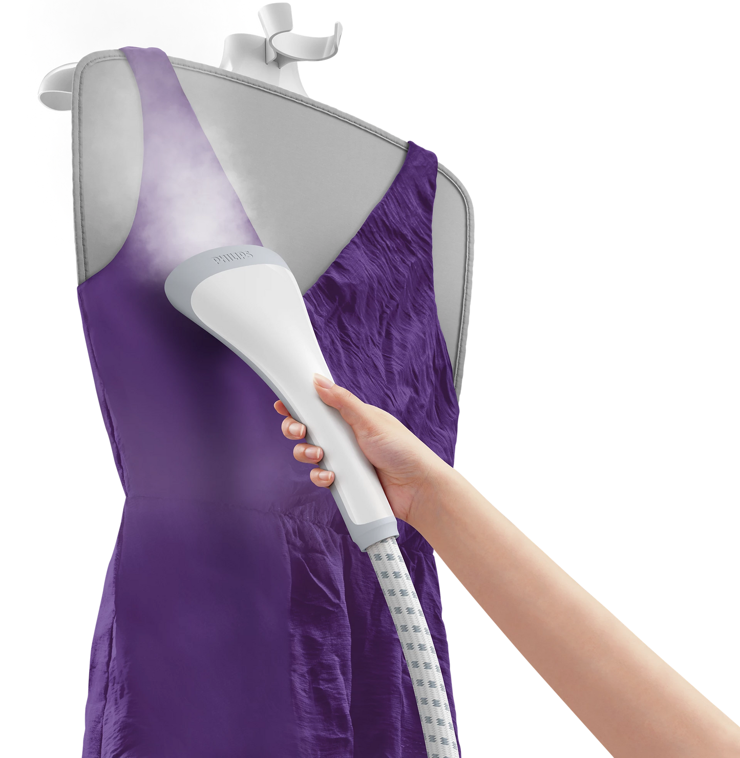 PHILIPS Easy Touch Stand Steamer (GC487/89)