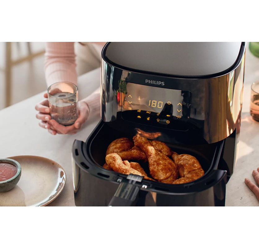 PHILIPS 3000 Series 6.2L XL Airfryer | Rapid Air Technology, Touch Control, XL Size (HD9270/70)