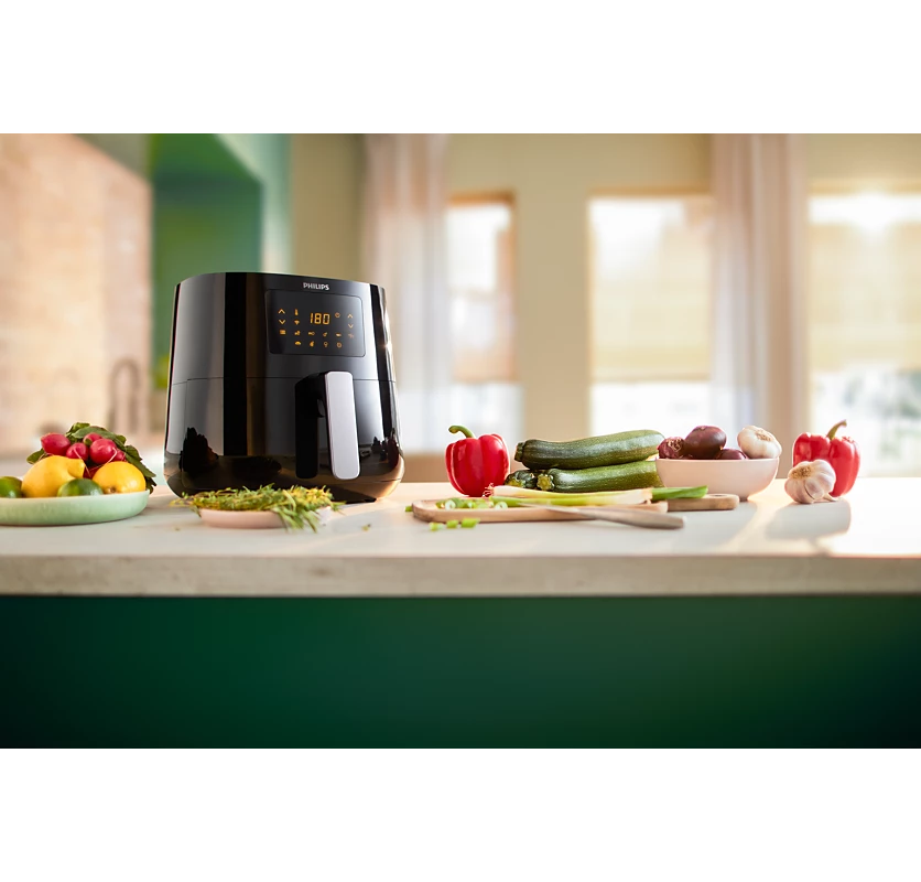 PHILIPS 3000 Series 6.2L XL Airfryer | Rapid Air Technology, Touch Control, XL Size (HD9270/70)