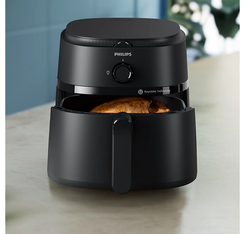 PHILIPS 1000 Series Airfryer 1000 series 6.2L | Adjustable time & temperature, Time and energy saving, Easy to use (NA130/00)