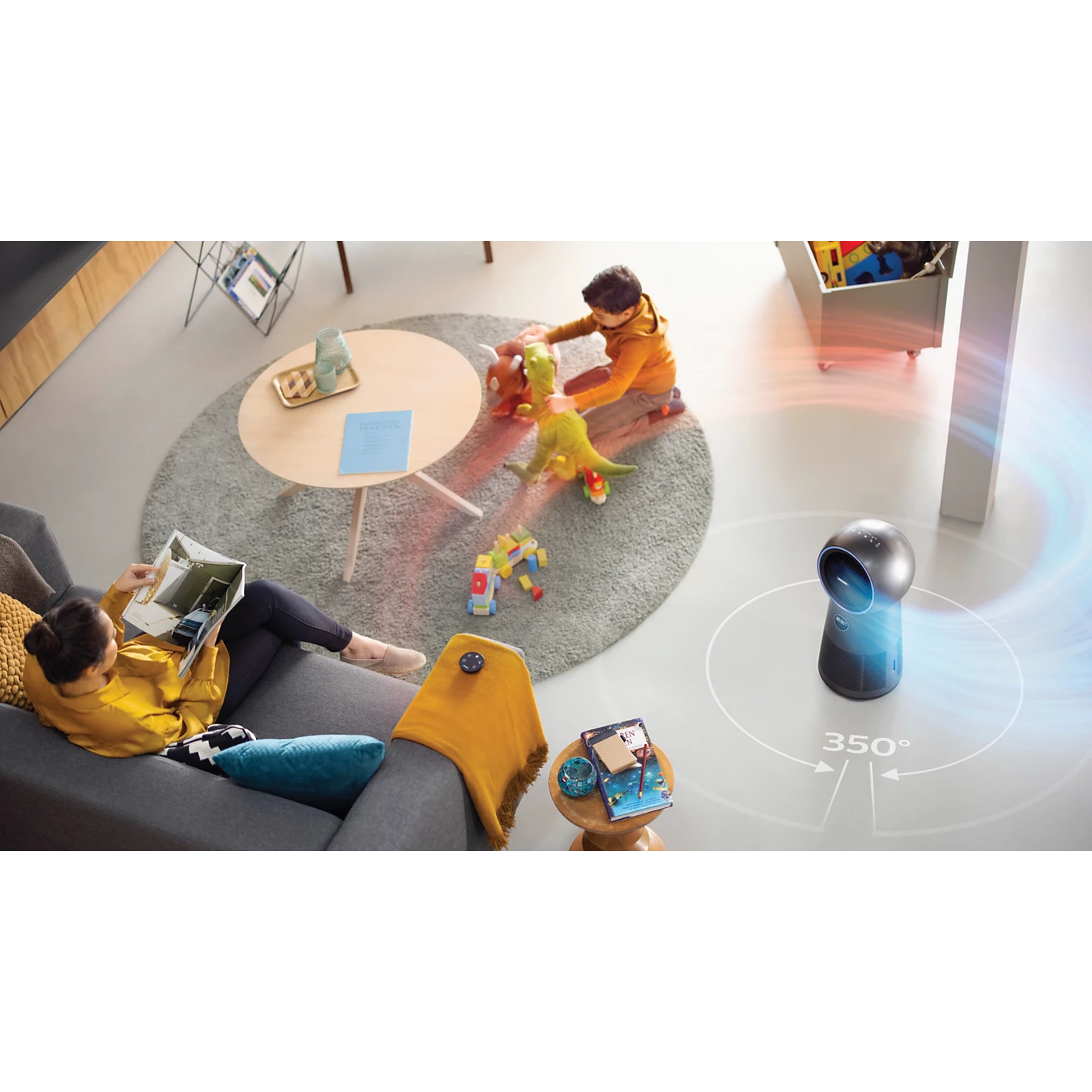 PHILIPS 2000 Series 3-in-1 Purifier, Fan and Heater (AMF220/65)