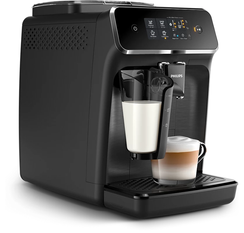 PHILIPS Series 2200 Fully automatic espresso machines | Intuitive Touch Display, Dishwasher Safe parts | 1500W, 230V, 50Hz (EP2230/10)