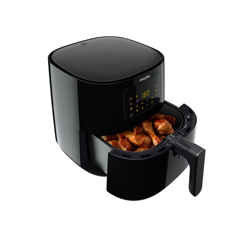 PHILIPS 5000 Series Connected XL 6.2L Airfryer | Rapid Air technology, 13-in-1 Cooking Function, Easy to use and clean | Perfect for less oily Food (HD9280/90)