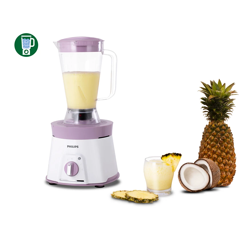 PHILIPS Viva Collection Juicer Mixer Grinder | Turbo Power Motor, Perfect for Daily Grinding, Juices and Mixing (HL7578/00)