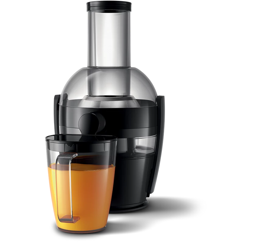PHILIPS Viva Collection 2L Juicer | Drip stop, Quick clean, Compact & XL Tube (HR1855/70)