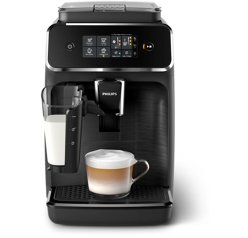 PHILIPS Series 2200 Fully automatic espresso machines | Intuitive Touch Display, Dishwasher Safe parts | 1500W, 230V, 50Hz (EP2230/10)
