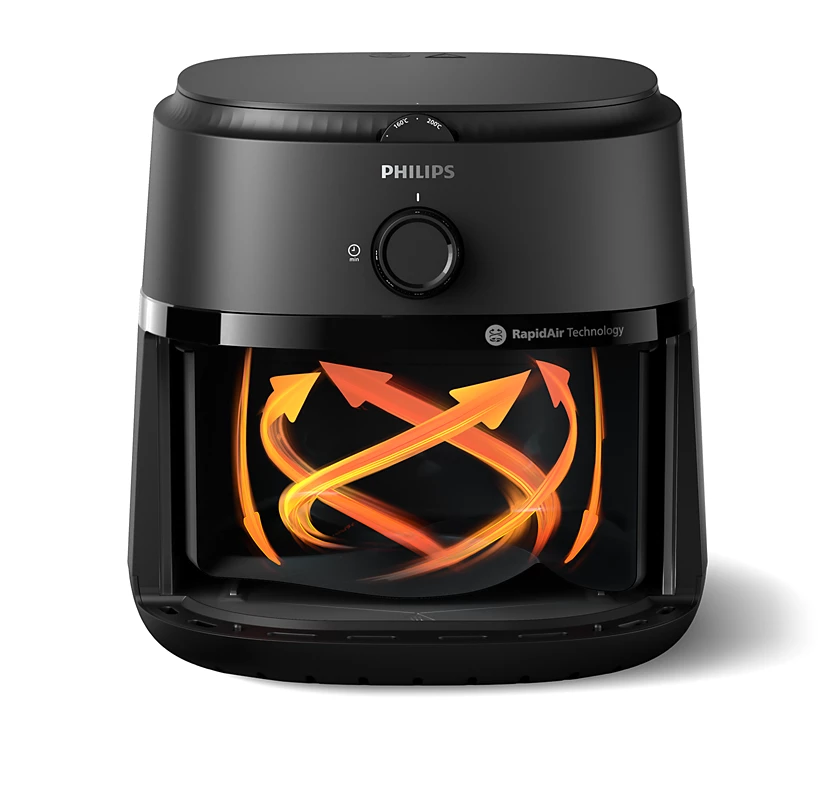 PHILIPS 1000 Series Airfryer 1000 series 6.2L | Adjustable time & temperature, Time and energy saving, Easy to use (NA130/00)