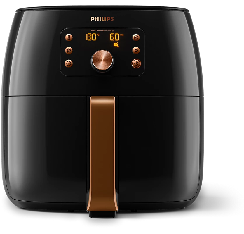 PHILIPS Premium 1.4kg Airfryer XXL | Rapid Air Technology, Fat Removal technology, Smart Sensing technology | Perfect for Modified kitchens (HD9867/90)