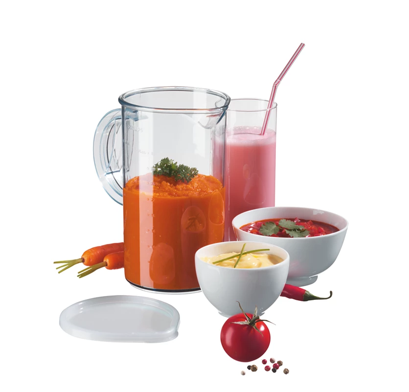 PHILIPS Daily Hand blender | 250 W, Detachable Plastic bar, Dishwasher Safe (HR1350/90)