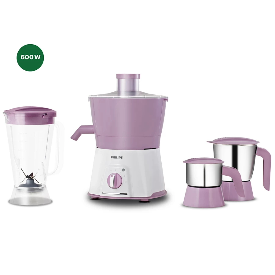 PHILIPS Viva Collection 1.25L Juicer Mixer Grinder |Efficient Blending, Juicing & Grinding for Everyday Kitchen Use (HL7581/00)
