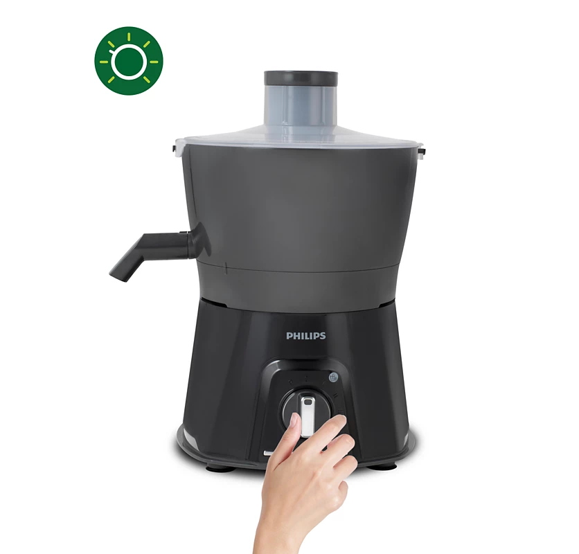 PHILIPS Viva Collection Juicer Mixer Grinder | Turbo power Motor, Drip free Spout, 3-step Blade Technology (HL7579/00)