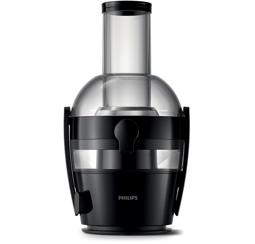 PHILIPS Viva Collection 2L Juicer | Drip stop, Quick clean, Compact & XL Tube (HR1855/70)