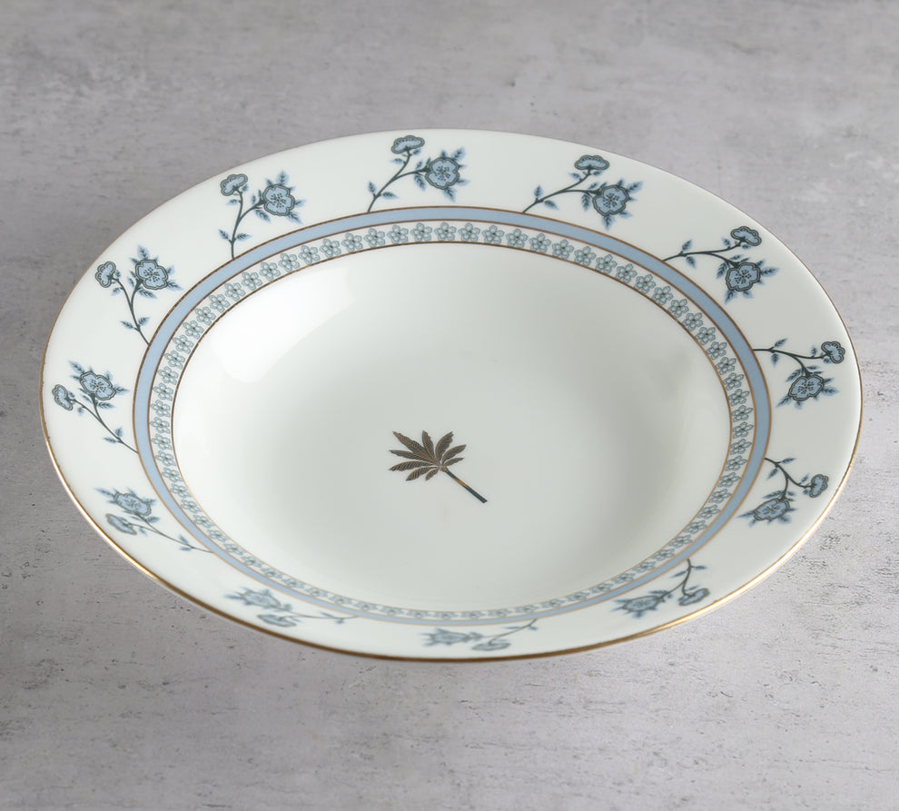 Claycraft India Circus Gardenia Dreams Pasta Plate (Set of 2)