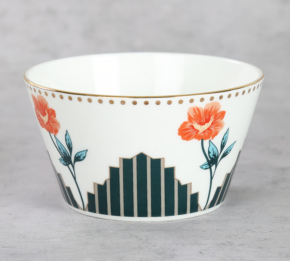 Claycraft India Circus Nature's Bloom Nikko Bowl Set of 3 (470ml)