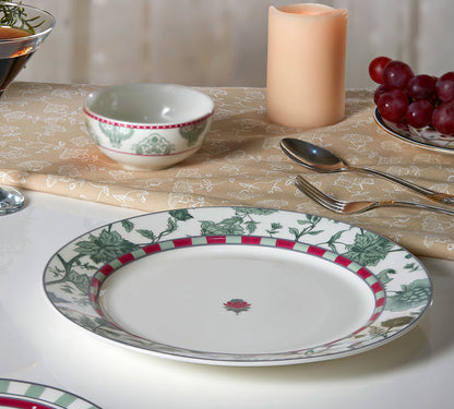 Claycraft India Circus Sage Luxe Dinner Plate 10.5" (1 Pieces)