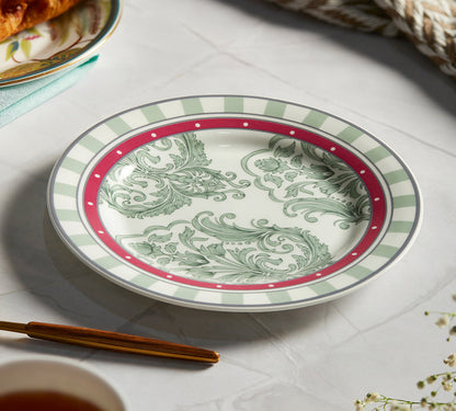 Claycraft India Circus Sage Luxe Dinner Side Plate 7" 1 Piece (18.5 Cm)