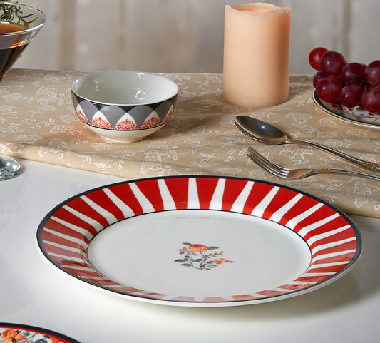 Claycraft India Circus Onyx elegance Dinner Plate 10.5" 1 Pieces (27 Cm)