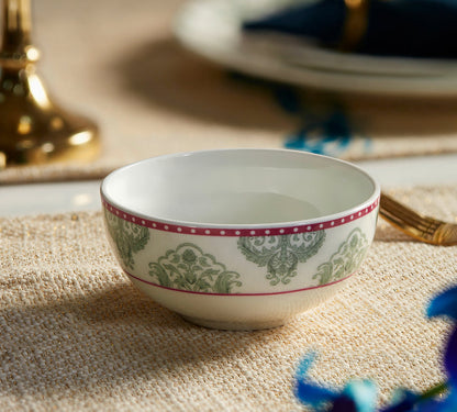 Claycraft India Circus Sage Luxe Ceramic Katori/ Bowl 1 piece (10cm, 220ml)