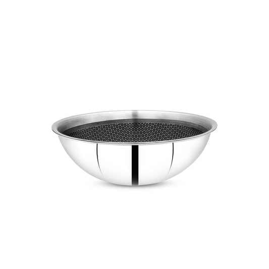 Maxima Honeycomb Triply Stainless Steel Tasla (Induction Friendly)
