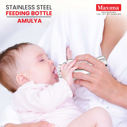 Maxima Amulya Stainless Steel Baby Feeding Bottle