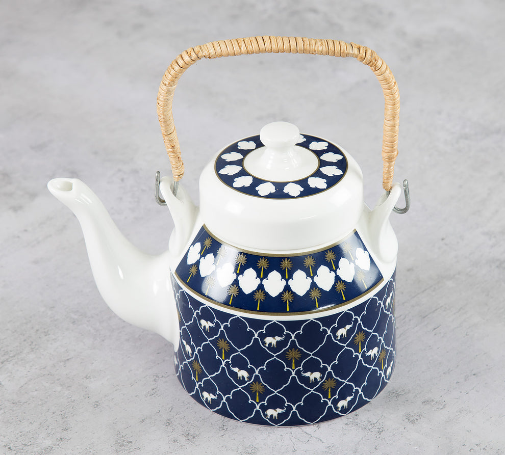 Claycraft India Circus Ivory Parade Fantasy Desi Kettle 1Pc (1000ml)