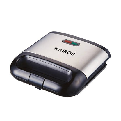 KAIROS Toasty Delight 700W Electric Sandwich Maker | Easy & Fast Toasting, Compact Kitchen Appliance | Non-Stick Plates, Quick Toasting, Perfect for Home & Office