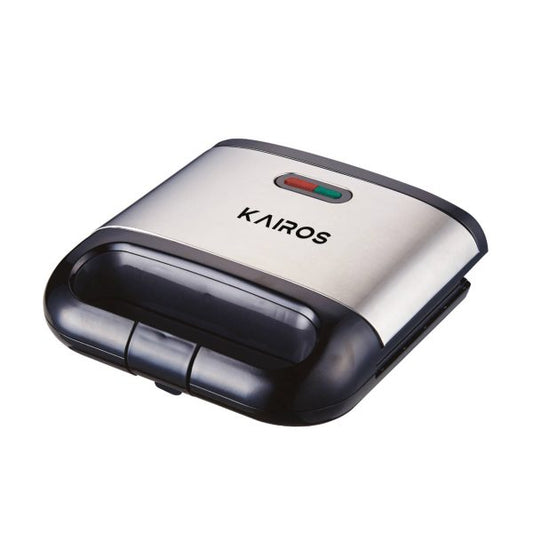 KAIROS Toasty Delight 700W Electric Sandwich Maker | Easy & Fast Toasting, Compact Kitchen Appliance | Non-Stick Plates, Quick Toasting, Perfect for Home & Office