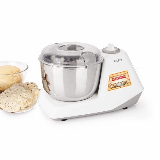 GLEN Atta Kneader Dough Maker 650W | Hands-Free Kneading with 3L Large Stainless Steel Bowl | Efficient & Durable for Soft Dough Every Time (SA3032DM)
