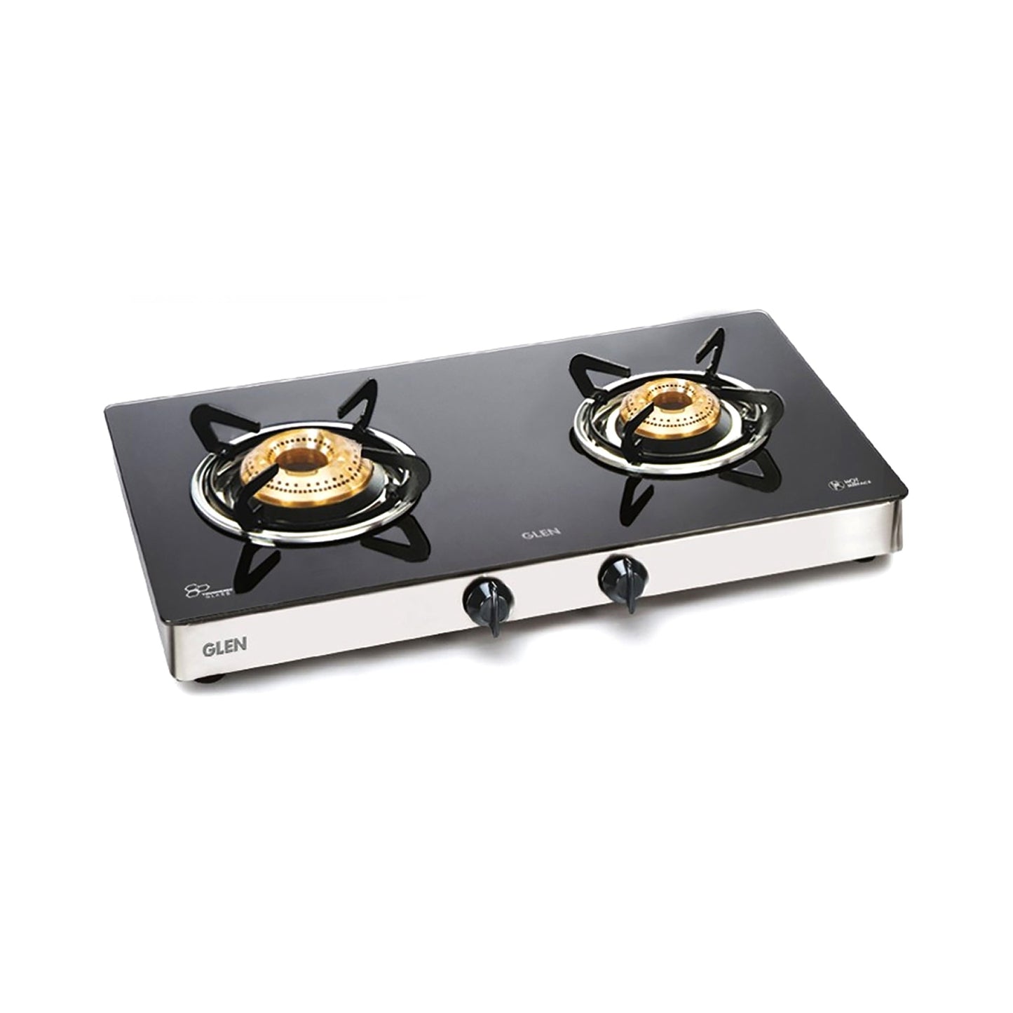 Glen D/Burner LPG Gas Stove 1024GTXLBB