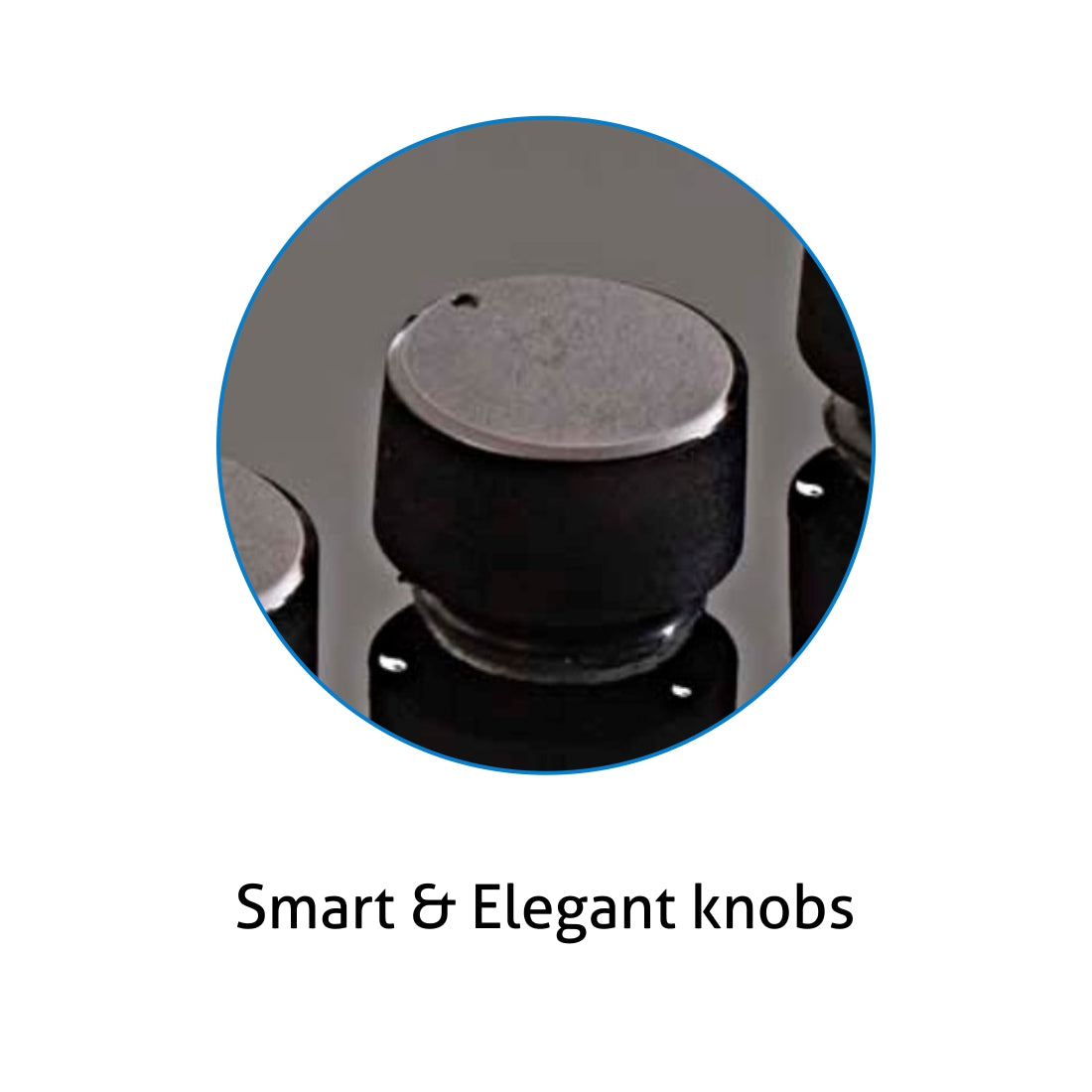 5 Burner Built-in Glass Gas Hob Triple Ring Burner Double Ring Forged Brass Burner Auto Ignition (1095 SQDBTR)