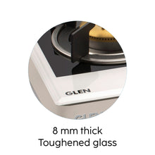 4 Burner Free Standing Glass Hob Forged Brass Burner Flame Failure Device Auto Ignition (1074 FS FB BW FFD AI)
