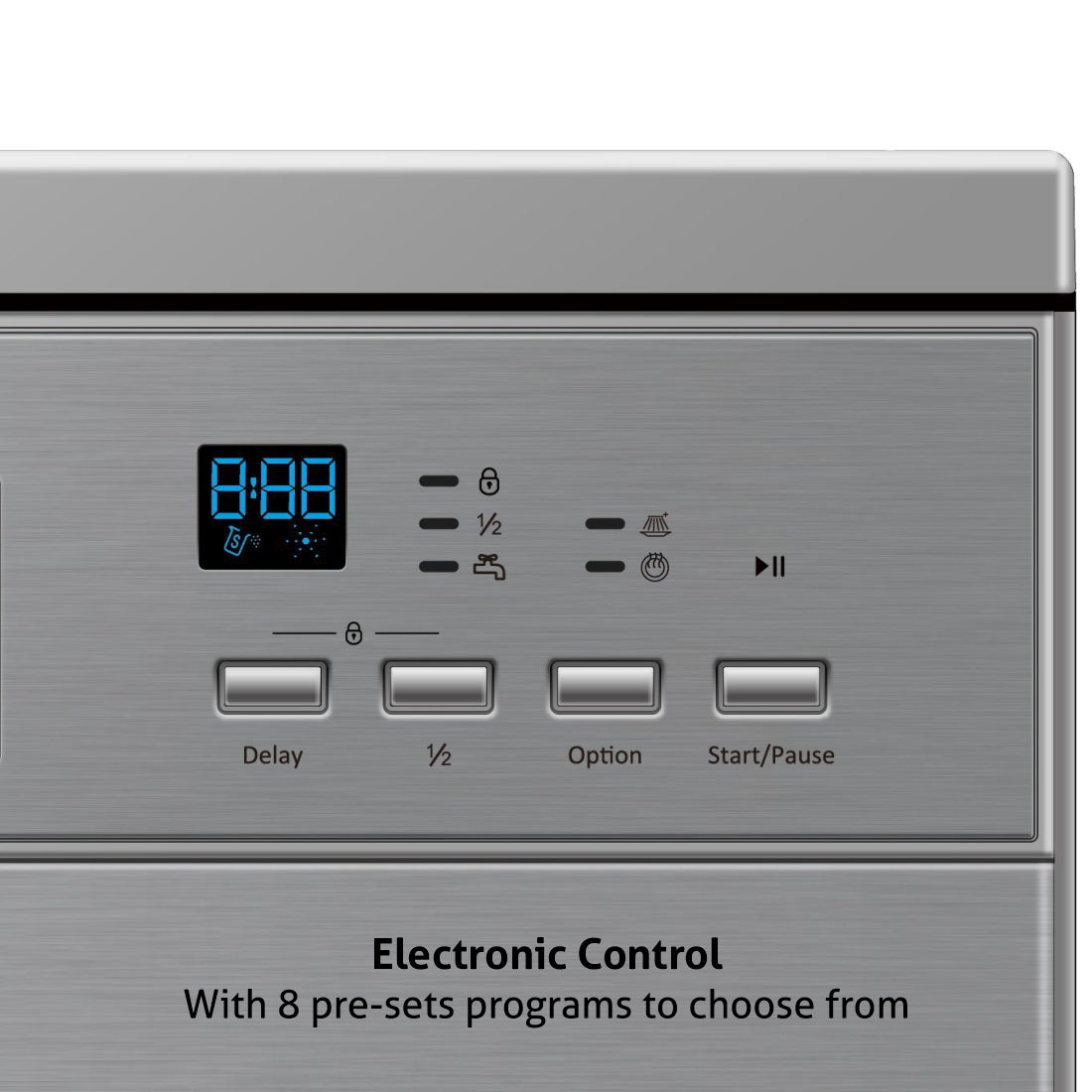 Built-in-Dishwasher 14 Place Setting SS Panel Electronic Controls  (DW7721J)